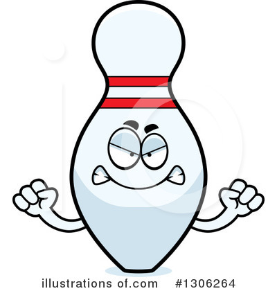 Royalty-Free (RF) Bowling Pin Clipart Illustration by Cory Thoman - Stock Sample #1306264