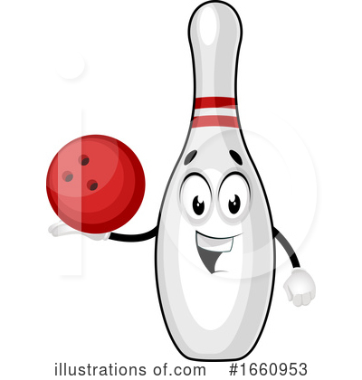 Royalty-Free (RF) Bowling Pin Clipart Illustration by Morphart Creations - Stock Sample #1660953