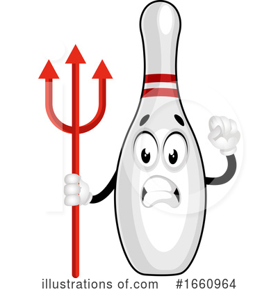 Royalty-Free (RF) Bowling Pin Clipart Illustration by Morphart Creations - Stock Sample #1660964