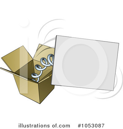 Royalty-Free (RF) Box Clipart Illustration by AtStockIllustration - Stock Sample #1053087