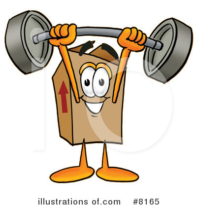Royalty-Free (RF) Box Clipart Illustration by Mascot Junction - Stock Sample #8165
