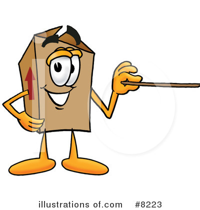 Box Clipart #8223 by Mascot Junction