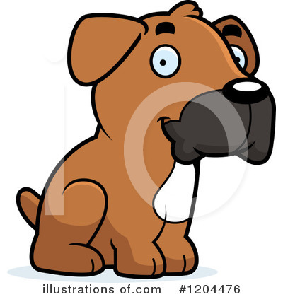 Dog Clipart #1204476 by Cory Thoman
