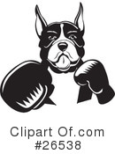 Boxer Dog Clipart #26538 by David Rey