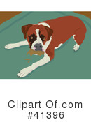 Boxer Dog Clipart #41396 by Prawny
