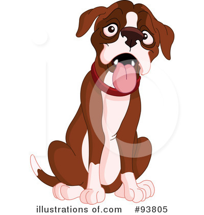 Royalty-Free (RF) Boxer Dog Clipart Illustration by yayayoyo - Stock Sample #93805
