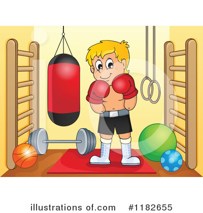 Royalty-Free (RF) Boxing Clipart Illustration by visekart - Stock Sample #1182655