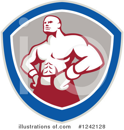 Royalty-Free (RF) Boxing Clipart Illustration by patrimonio - Stock Sample #1242128