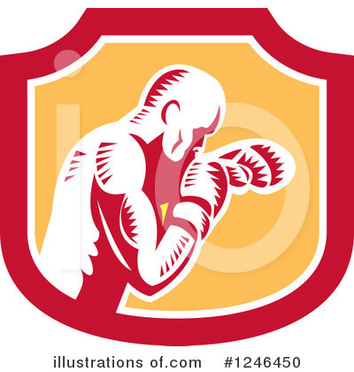 Royalty-Free (RF) Boxing Clipart Illustration by patrimonio - Stock Sample #1246450