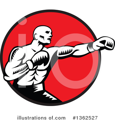 Royalty-Free (RF) Boxing Clipart Illustration by patrimonio - Stock Sample #1362527