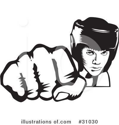 Royalty-Free (RF) Boxing Clipart Illustration by David Rey - Stock Sample #31030