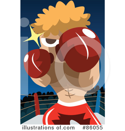 Royalty-Free (RF) Boxing Clipart Illustration by mayawizard101 - Stock Sample #86055