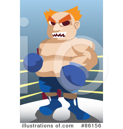 Royalty-Free (RF) Boxing Clipart Illustration by mayawizard101 - Stock Sample #86156