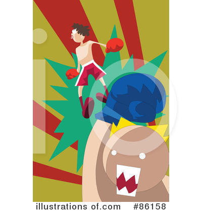 Royalty-Free (RF) Boxing Clipart Illustration by mayawizard101 - Stock Sample #86158