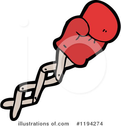 Royalty-Free (RF) Boxing Glove Clipart Illustration by lineartestpilot - Stock Sample #1194274