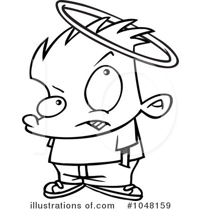 Royalty-Free (RF) Boy Clipart Illustration by toonaday - Stock Sample #1048159