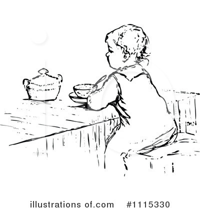 Royalty-Free (RF) Boy Clipart Illustration by Prawny Vintage - Stock Sample #1115330