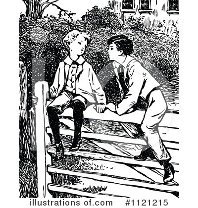Royalty-Free (RF) Boy Clipart Illustration by Prawny Vintage - Stock Sample #1121215