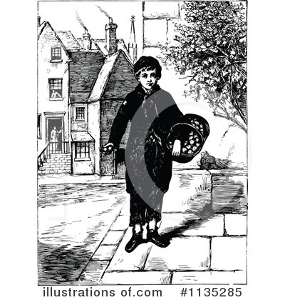 Royalty-Free (RF) Boy Clipart Illustration by Prawny Vintage - Stock Sample #1135285