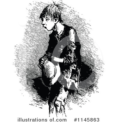 Royalty-Free (RF) Boy Clipart Illustration by Prawny Vintage - Stock Sample #1145863