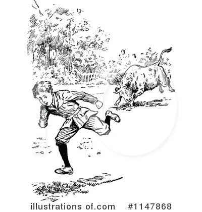 Royalty-Free (RF) Boy Clipart Illustration by Prawny Vintage - Stock Sample #1147868