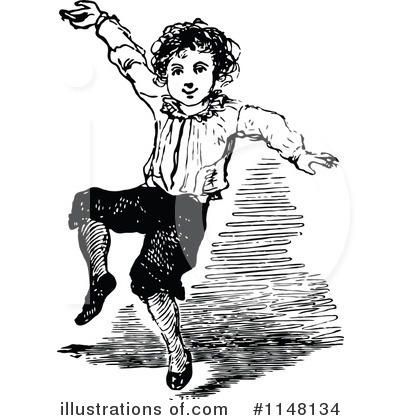 Royalty-Free (RF) Boy Clipart Illustration by Prawny Vintage - Stock Sample #1148134