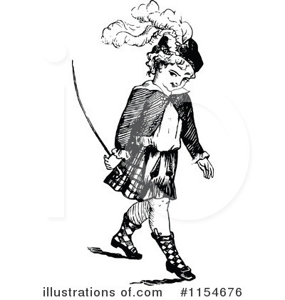 Royalty-Free (RF) Boy Clipart Illustration by Prawny Vintage - Stock Sample #1154676