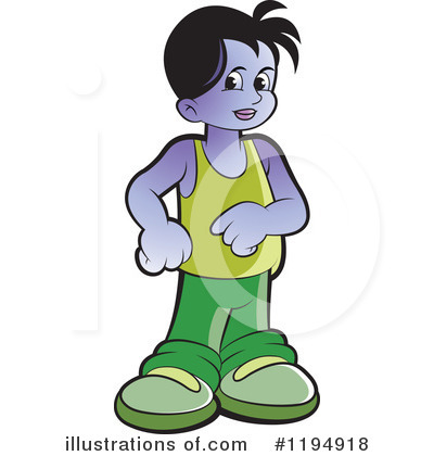 Royalty-Free (RF) Boy Clipart Illustration by Lal Perera - Stock Sample #1194918