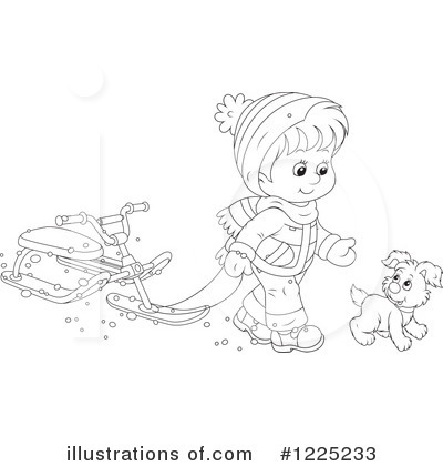 Royalty-Free (RF) Boy Clipart Illustration by Alex Bannykh - Stock Sample #1225233