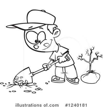 Arbor Day Clipart #1240181 by toonaday