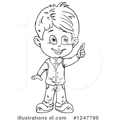 Royalty-Free (RF) Boy Clipart Illustration by merlinul - Stock Sample #1247790