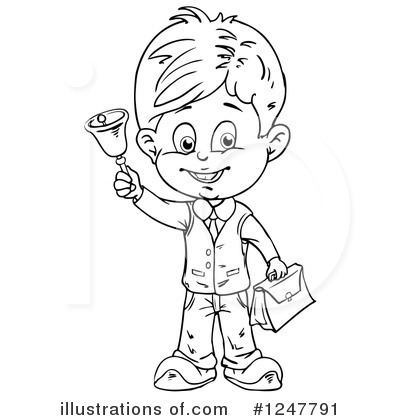 Royalty-Free (RF) Boy Clipart Illustration by merlinul - Stock Sample #1247791
