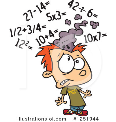Math Clipart #1251944 by toonaday