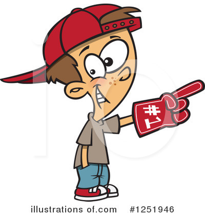 Sports Fans Clipart #1251946 by toonaday