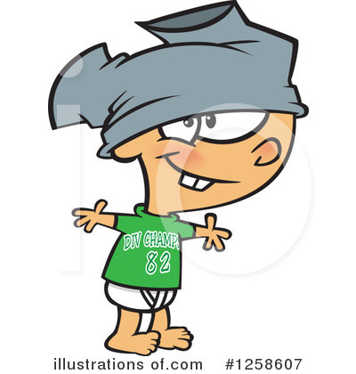 Royalty-Free (RF) Boy Clipart Illustration by toonaday - Stock Sample #1258607