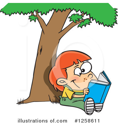 Reading Clipart #1258611 by toonaday