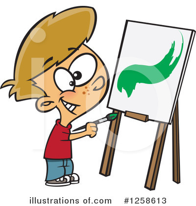 Royalty-Free (RF) Boy Clipart Illustration by toonaday - Stock Sample #1258613