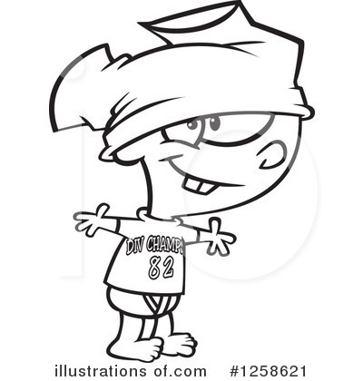 Royalty-Free (RF) Boy Clipart Illustration by toonaday - Stock Sample #1258621
