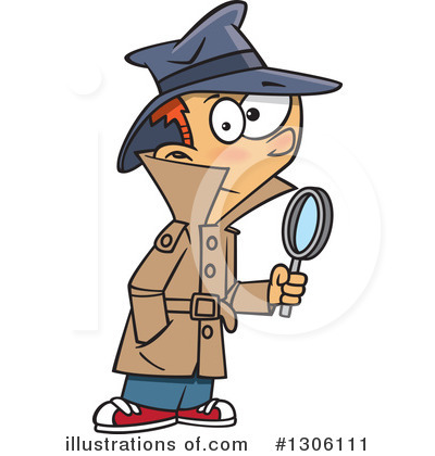 Magnifying Glass Clipart #1306111 by toonaday