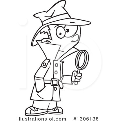 Magnifying Glass Clipart #1306136 by toonaday