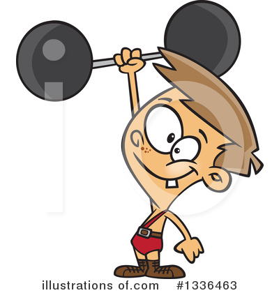 Weightlifting Clipart #1336463 by toonaday