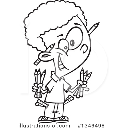 Royalty-Free (RF) Boy Clipart Illustration by toonaday - Stock Sample #1346498