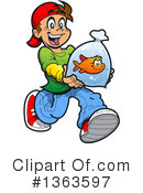 Boy Clipart #1363597 by Clip Art Mascots
