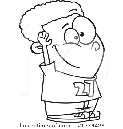 Royalty-Free (RF) Boy Clipart Illustration by toonaday - Stock Sample #1376426