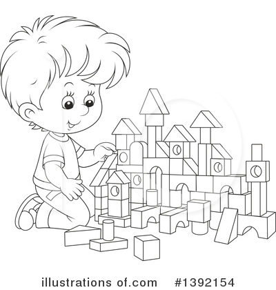 Royalty-Free (RF) Boy Clipart Illustration by Alex Bannykh - Stock Sample #1392154
