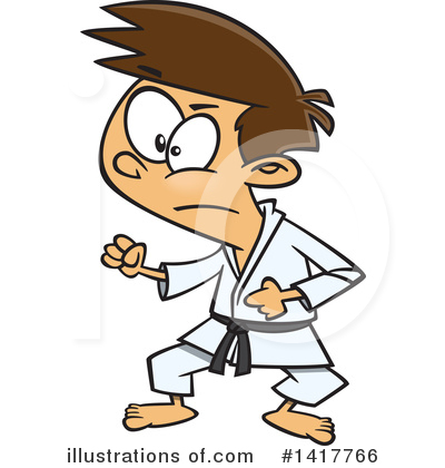 Martial Arts Clipart #1417766 by toonaday