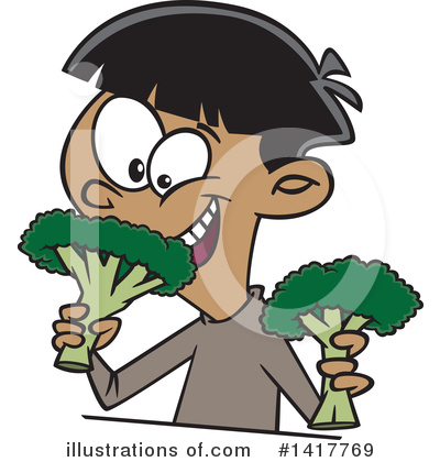 Broccoli Clipart #1417769 by toonaday