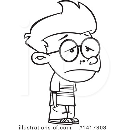 Royalty-Free (RF) Boy Clipart Illustration by toonaday - Stock Sample #1417803
