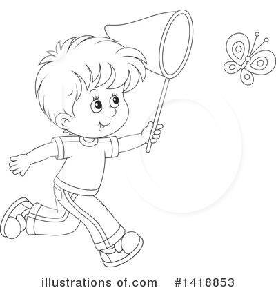 Royalty-Free (RF) Boy Clipart Illustration by Alex Bannykh - Stock Sample #1418853