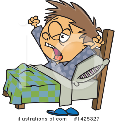 Waking Up Clipart #1425327 by toonaday